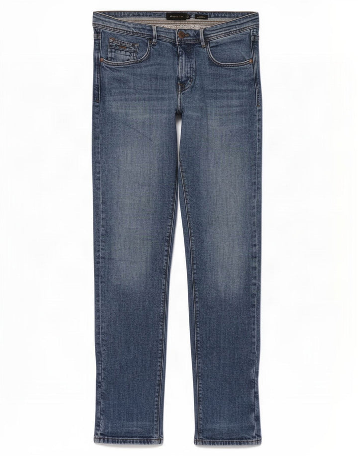 Massimo Dutti Mens Slim Jeans EU 40 Medium W31 L32 Blue