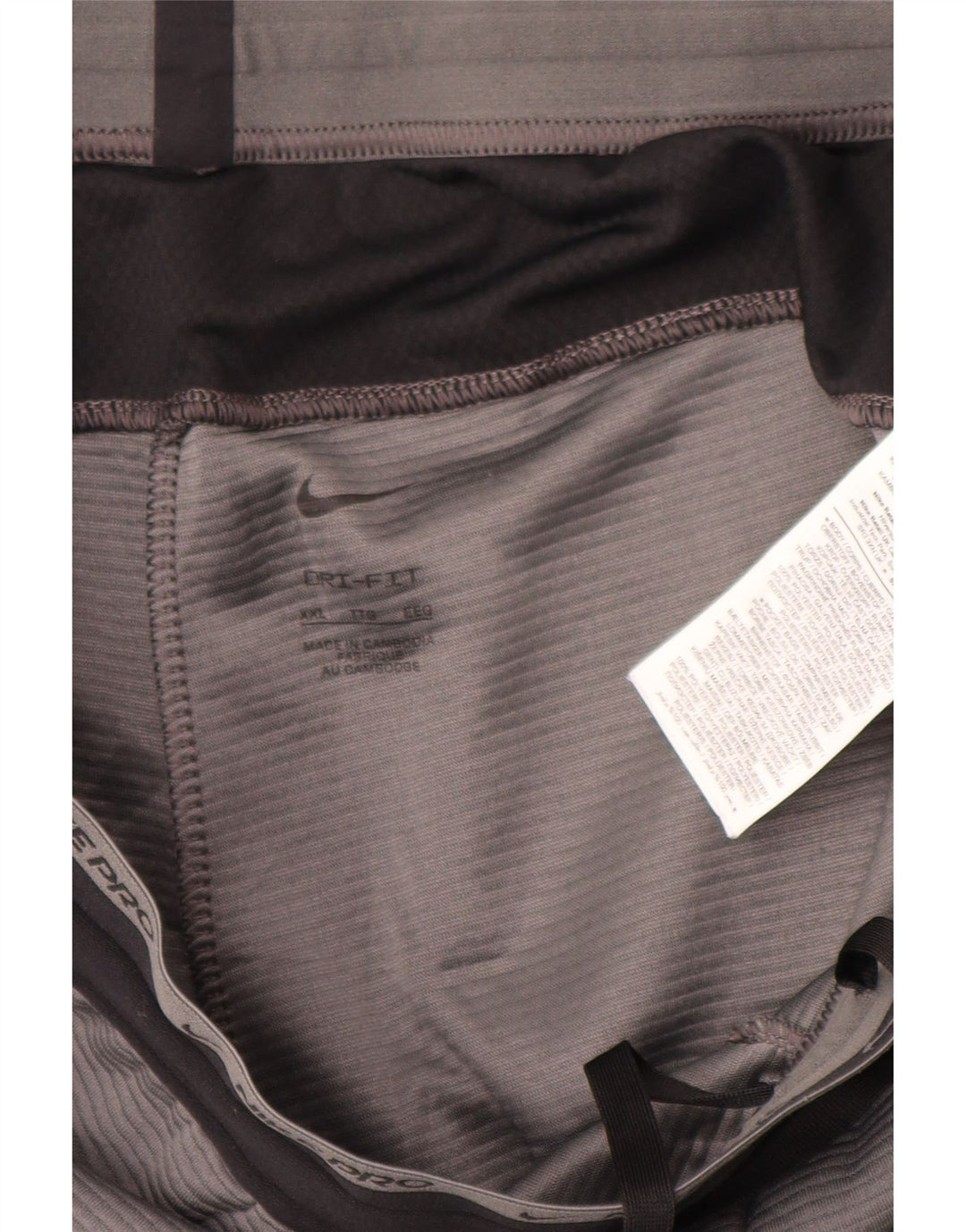 Nike Mens Dri Fit Tracksuit Trousers 2XL Grey Colourblock Polyester