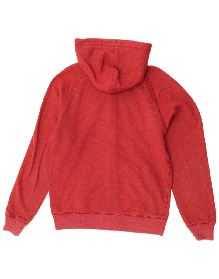 Jack Wills Mens Graphic Zip Hoodie Sweater Medium Red Cotton