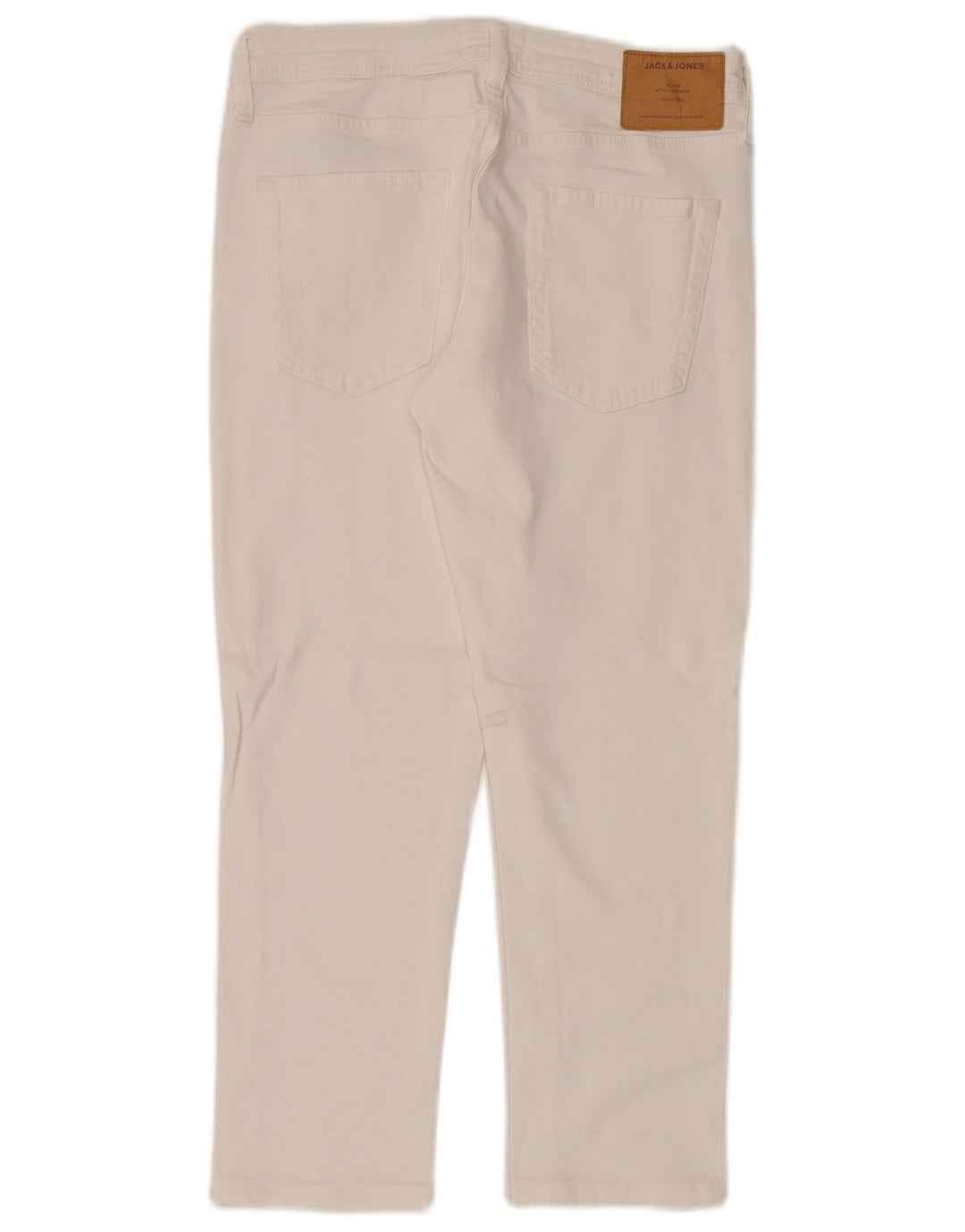 Jack & Jones Mens Slim Jeans W30 L26 White Cotton
