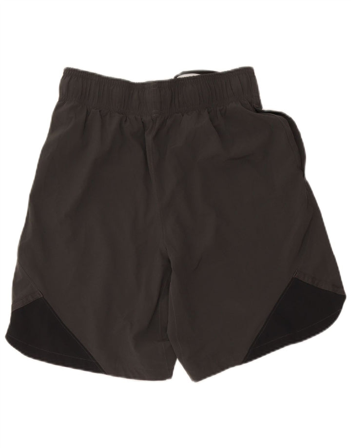 Under Armour Womens Graphic Sport Shorts UK 12 Medium Grey Colourblock