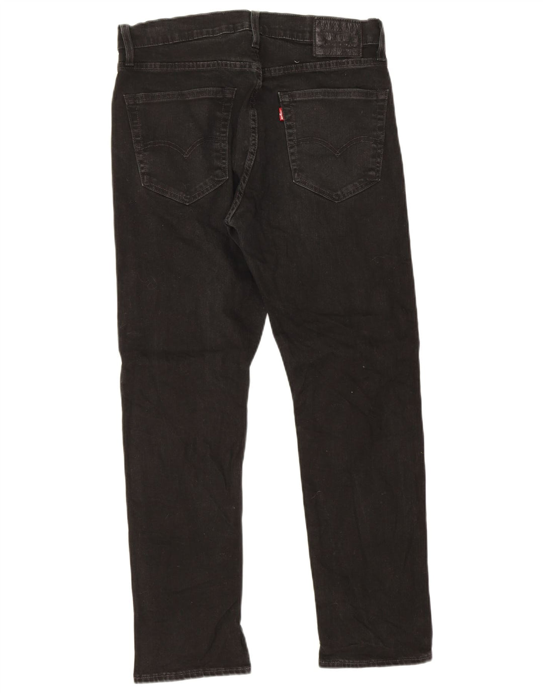 Levi's Womens Straight Jeans W32 L30 Black Cotton