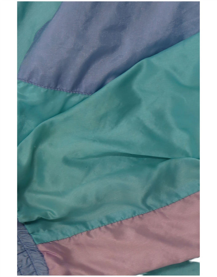 VINTAGE Mens Tracksuit Top Jacket XL Blue Colourblock