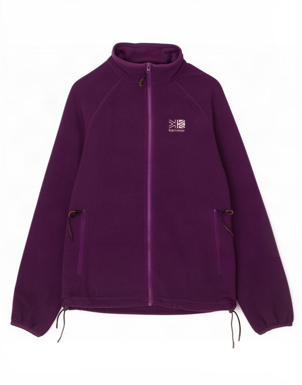Karrimor Womens Fleece Jacket UK 12 Medium Purple Nylon