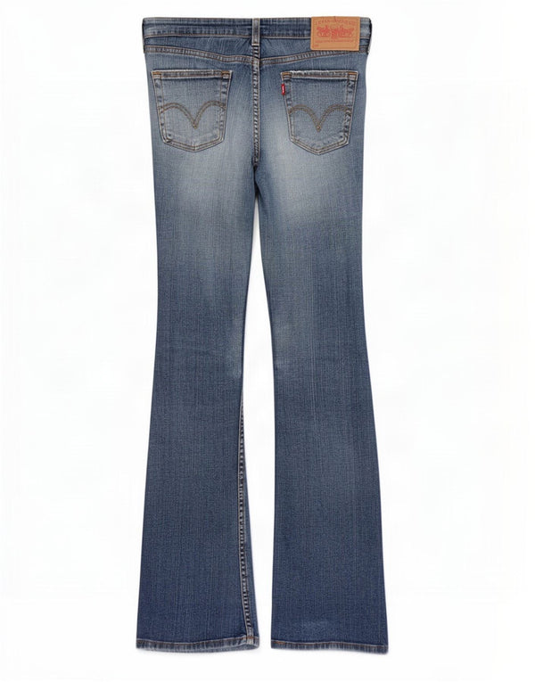 Levi's Womens Flared Jeans US 5 Medium W30 L32 Blue Cotton