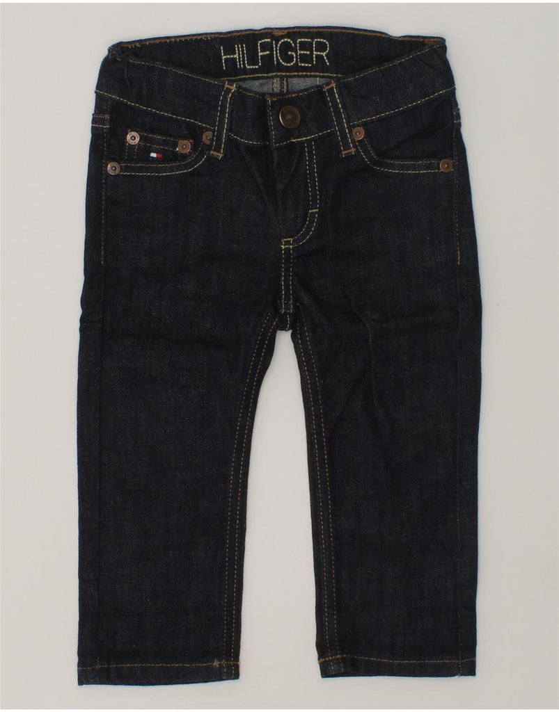 TOMMY HILFIGER Baby Boys Straight Jeans 9-12 Months W22 L11 Navy Blue | Vintage Tommy Hilfiger | Thrift | Second-Hand Tommy Hilfiger | Used Clothing | Messina Hembry 