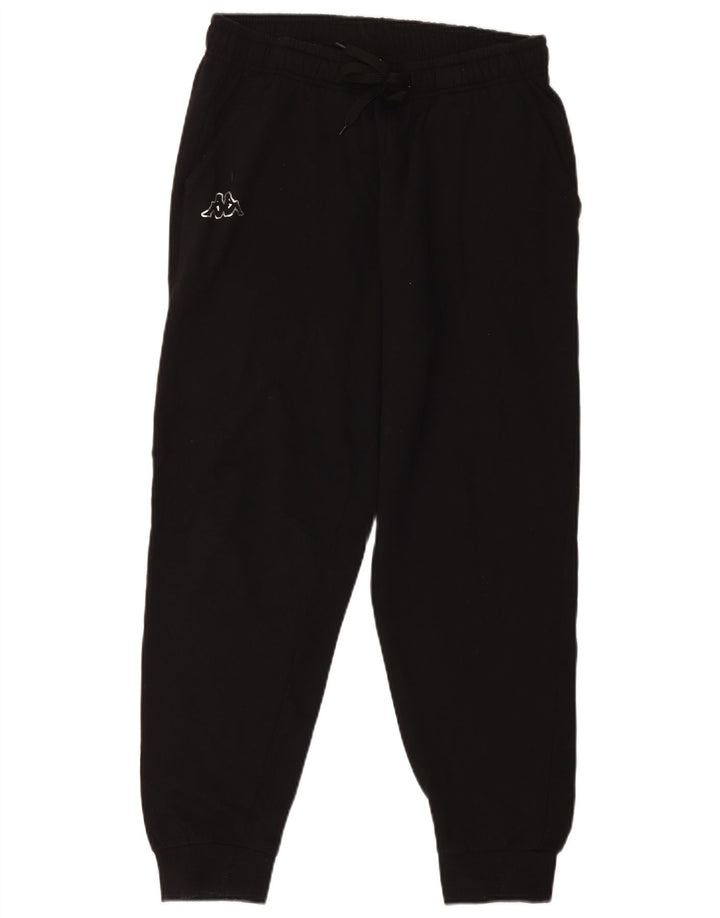 Kappa Mens Tracksuit Trousers Joggers Large Black Cotton
