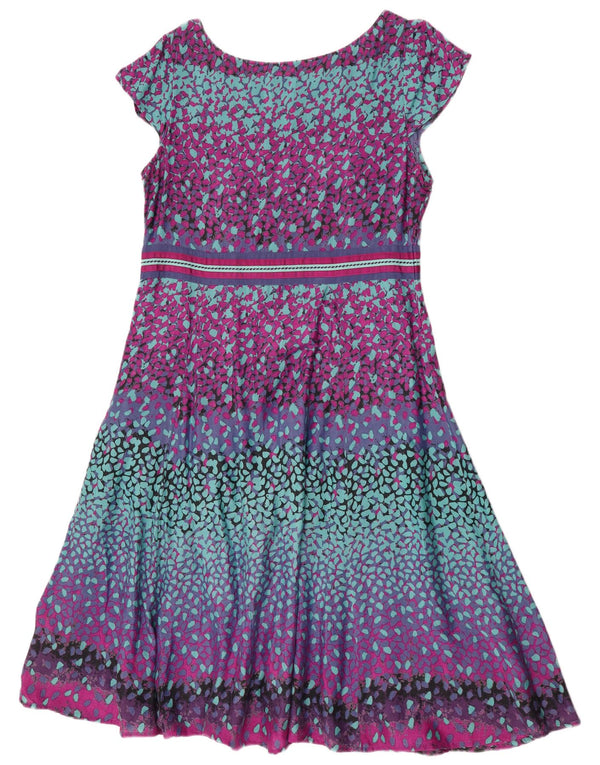 Marks & Spencer Womens Per Una A-Line Dress UK 16 Large Multicoloured