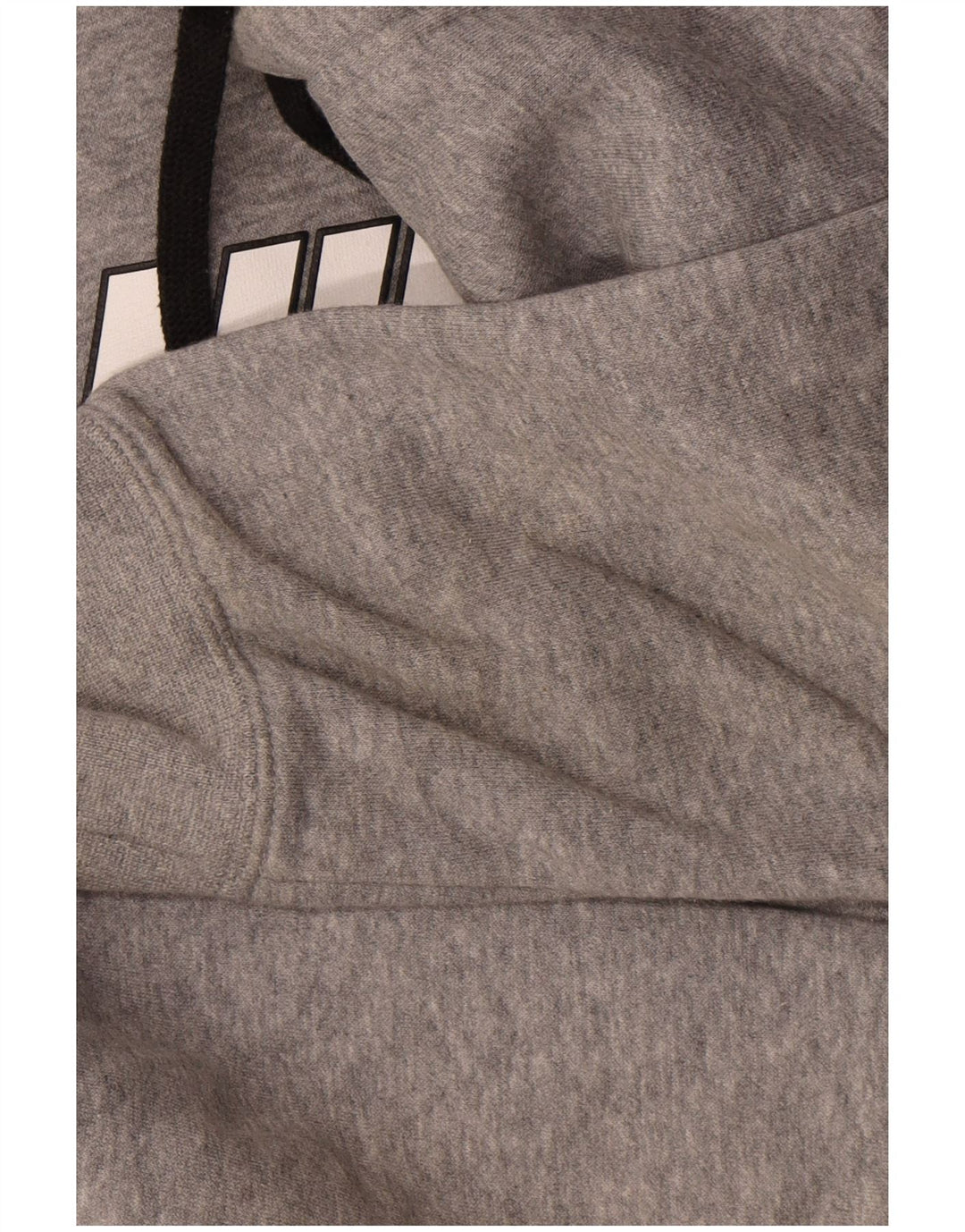 Nike Mens Graphic Hoodie Jumper Small Grey Cotton