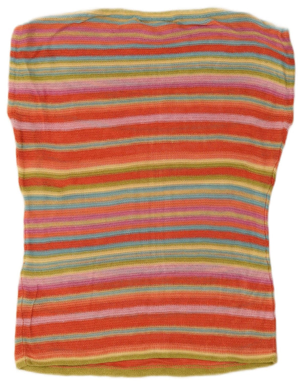 Ralph Lauren Womens Vest Tank Top UK 14 Medium Multicoloured Colourful