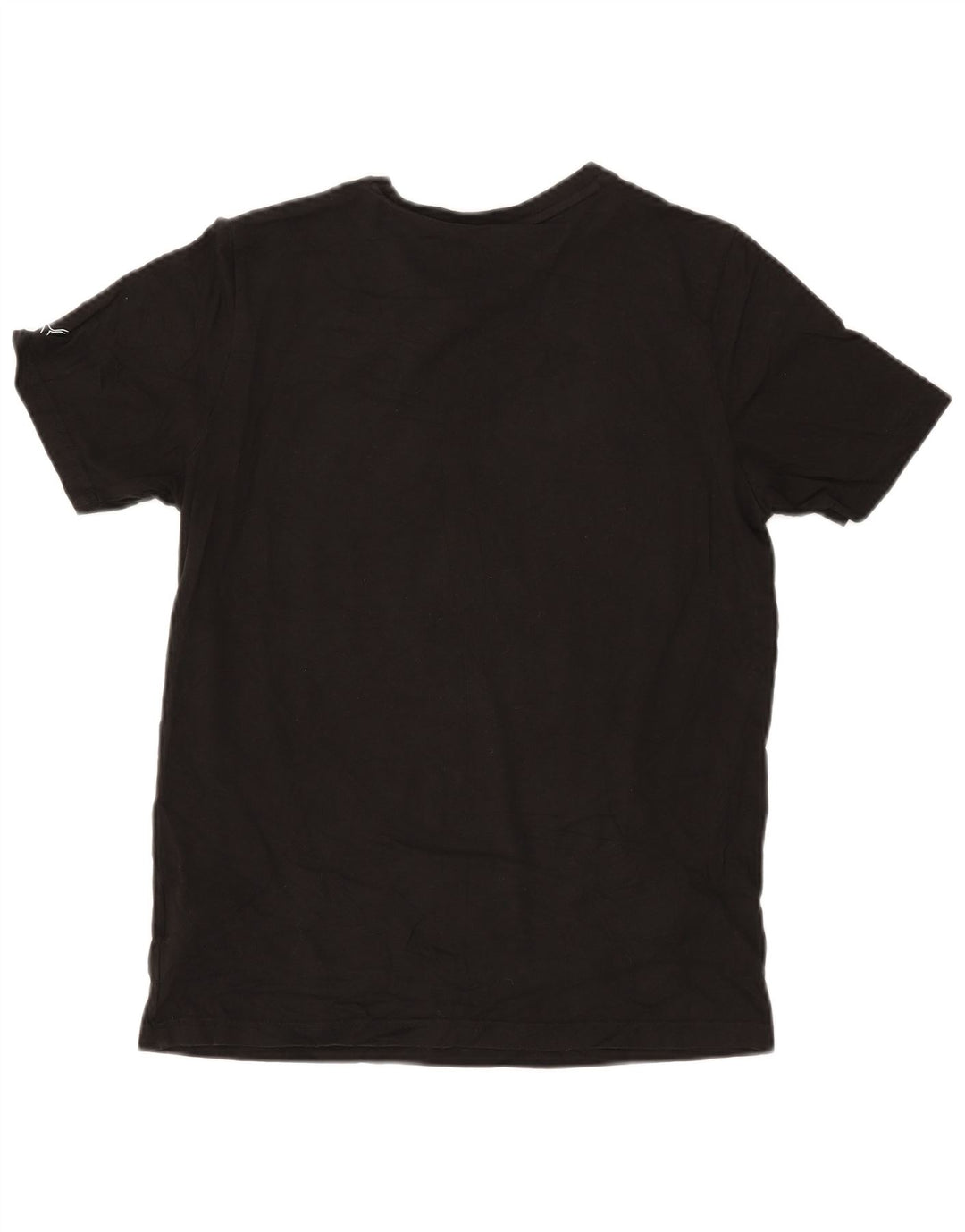 Puma Mens Graphic T-Shirt Top Small Black Floral Cotton Nature