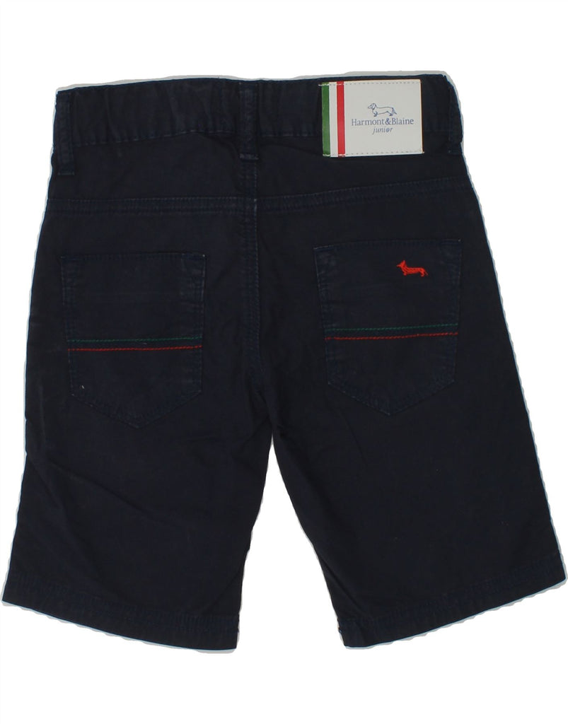 HARMONT & BLAINE Boys Slim Fit Casual Shorts 3-4 Years XS W22 Navy Blue | Vintage Harmont & Blaine | Thrift | Second-Hand Harmont & Blaine | Used Clothing | Messina Hembry 