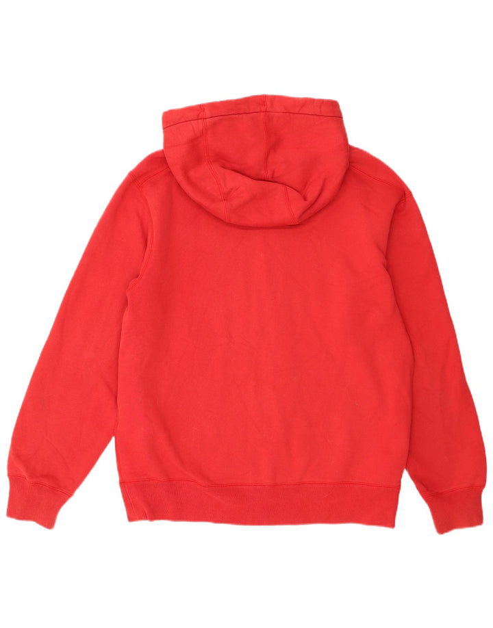 Nike Mens Zip Hoodie Sweater Medium Red Cotton