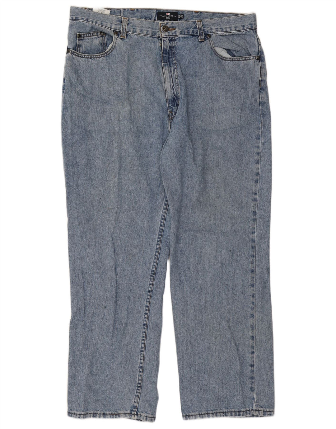 Marks & Spencer Mens Straight Jeans W38 L29 Blue Cotton