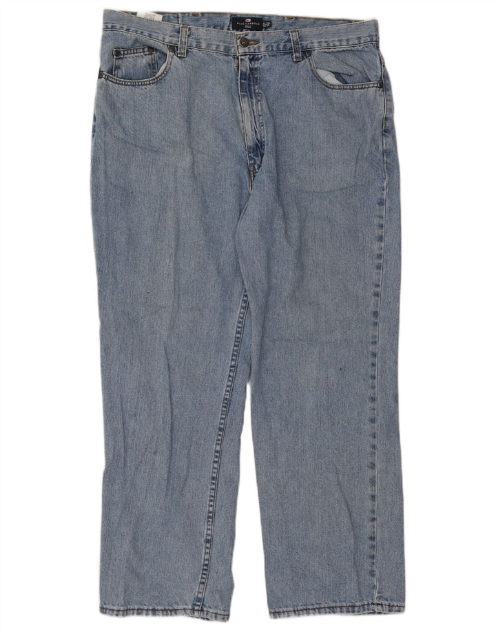Marks & Spencer Mens Straight Jeans W38 L29 Blue Cotton
