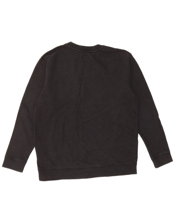 Vans Boys Graphic Sweatshirt Jumper 13-14 Years XL Black Cotton