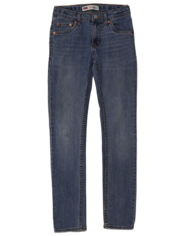 Levi's Girls 510 Skinny Jeans 11-12 Years W26 L28 Blue Cotton
