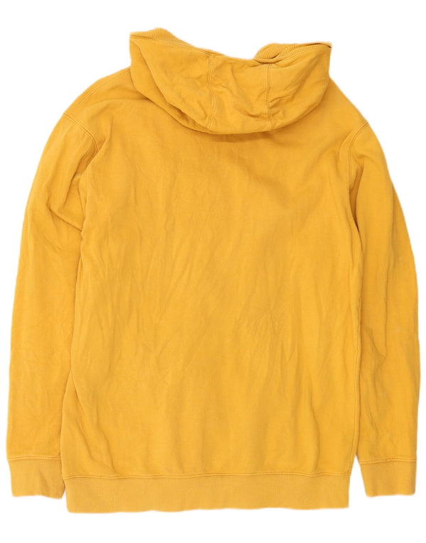 Vans Mens Graphic Hoodie Jumper Large Yellow Cotton