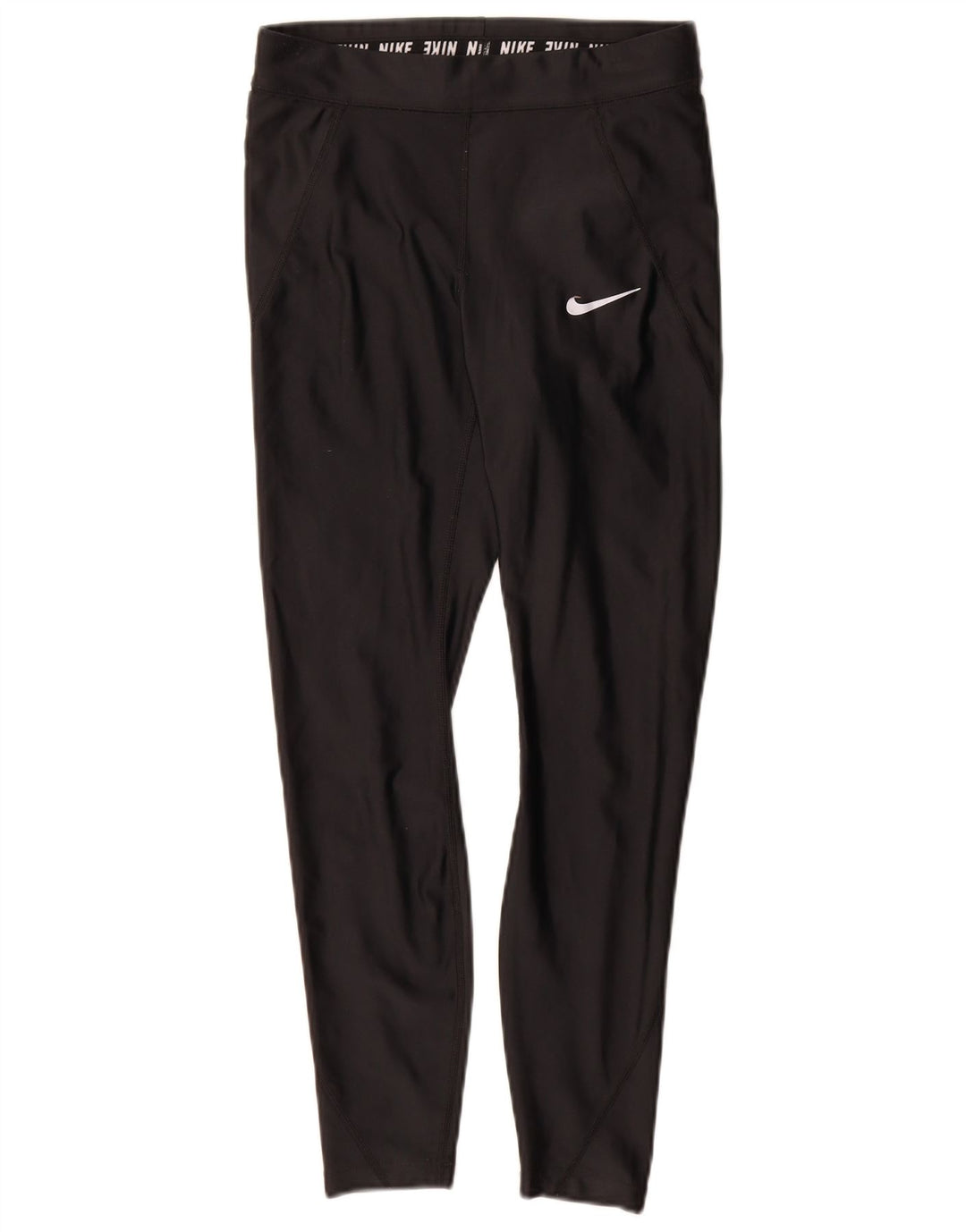 Nike Womens Dri Fit Leggings UK 8 Small  Black Polyester