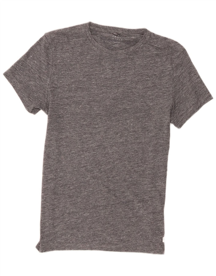 Jack Wills Mens Short Sleeve Regular T-Shirt Top Medium Grey Flecked