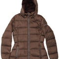 Colmar Womens Hooded Padded Jacket IT 46 Large Brown