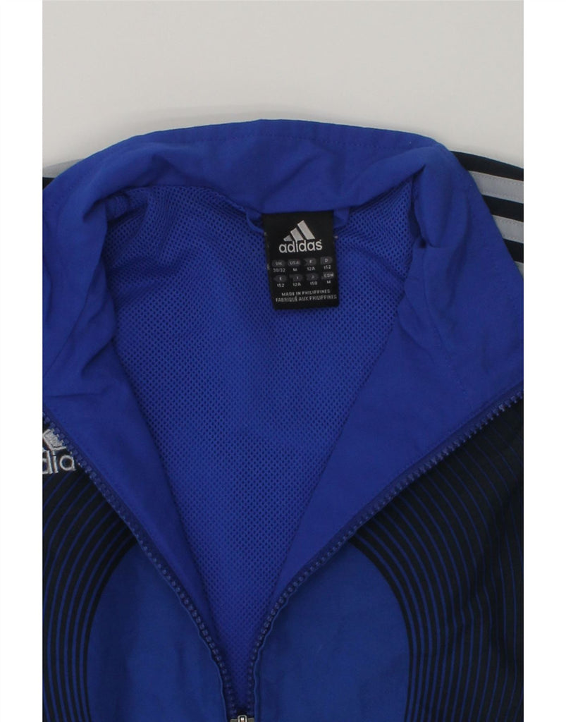 ADIDAS Boys Tracksuit Top Jacket 11-12 Years Large Navy Blue Polyester | Vintage Adidas | Thrift | Second-Hand Adidas | Used Clothing | Messina Hembry 