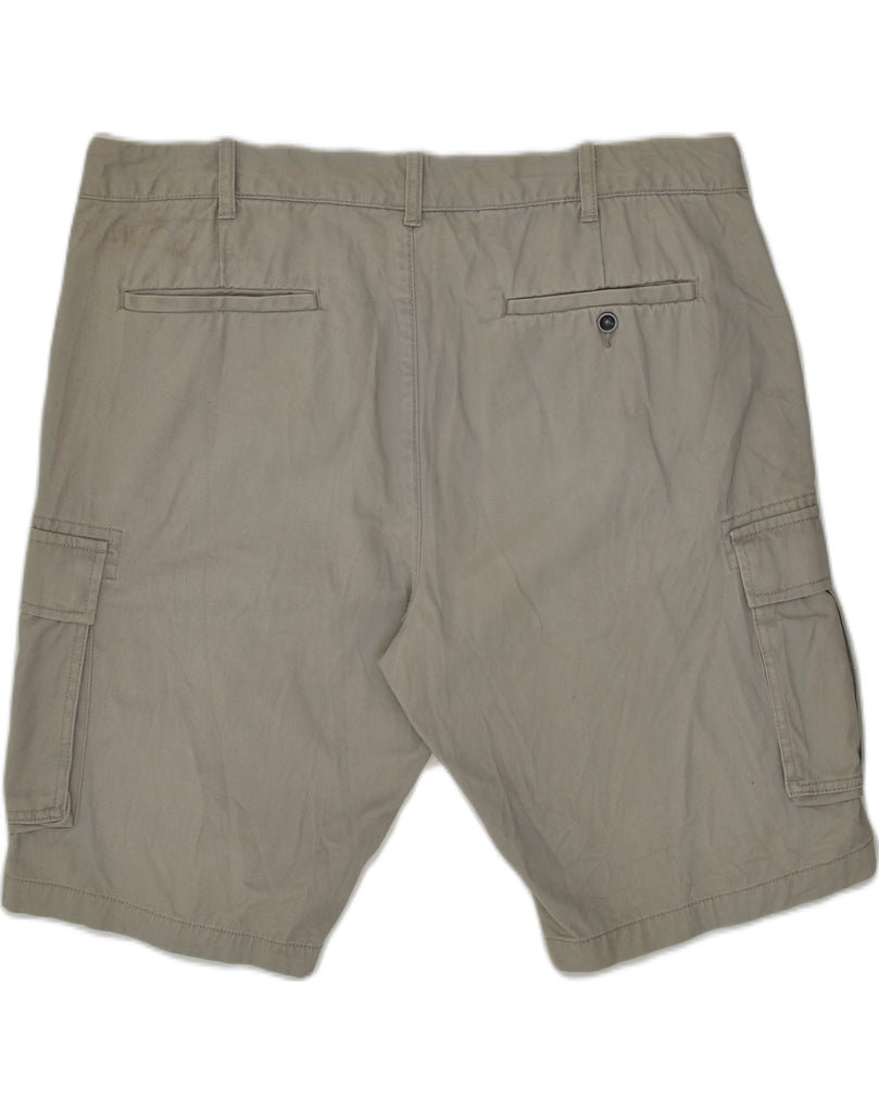 OVS Mens Cargo Shorts IT 56 3XL W40  Grey Cotton | Vintage OVS | Thrift | Second-Hand OVS | Used Clothing | Messina Hembry 