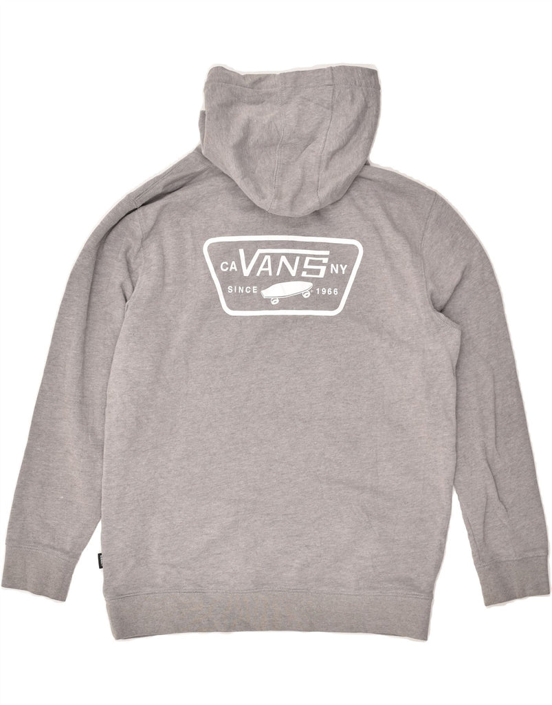 VANS Womens Graphic Hoodie Jumper UK 18 XL Grey Cotton | Vintage Vans | Thrift | Second-Hand Vans | Used Clothing | Messina Hembry 