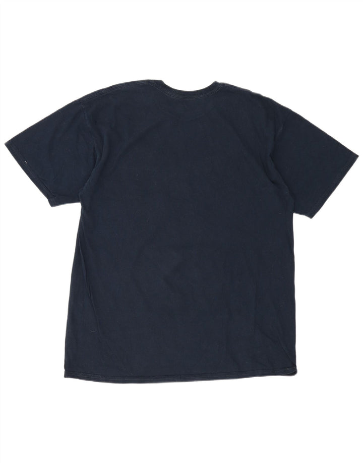 Vans Mens Graphic T-Shirt Top XL Navy Blue Cotton