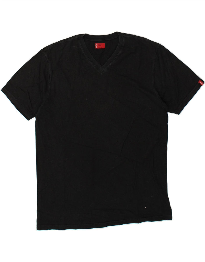 LEVI'S Mens T-Shirt Top Large Black | Vintage Levi's | Thrift | Second-Hand Levi's | Used Clothing | Messina Hembry 