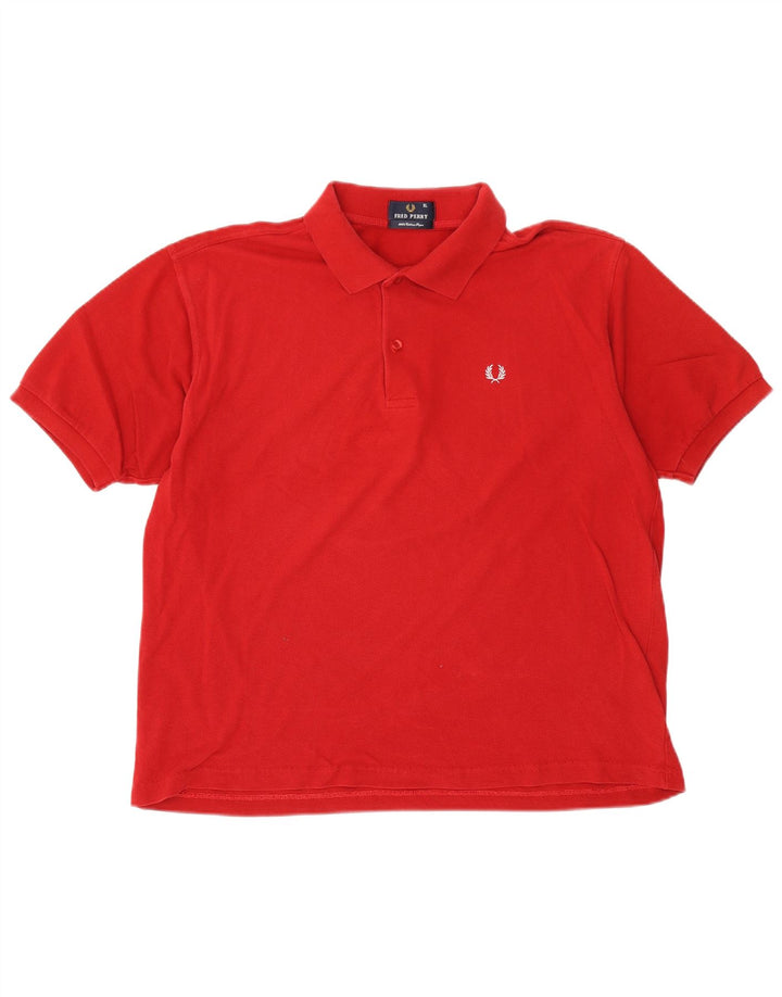 Fred Perry Mens Polo Shirt XL Red Cotton