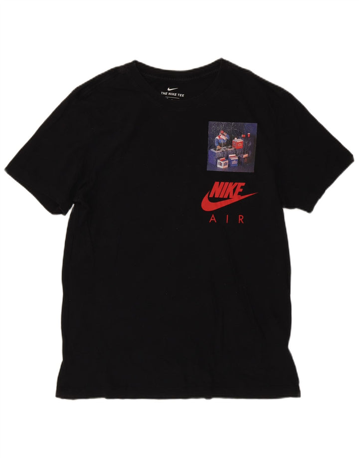 Nike Mens Air Graphic T-Shirt Top Medium Black Cotton