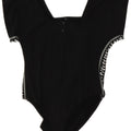Arena Womens Graphic Swimwear IT 40 Small Black Cotton