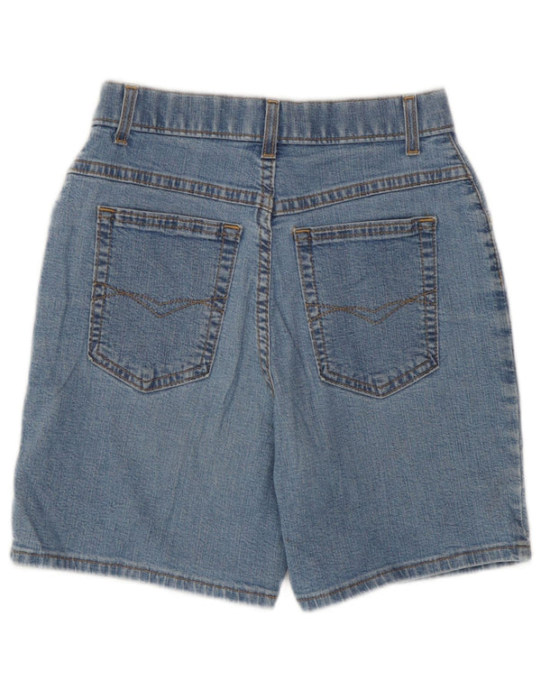Marks & Spencer Womens Denim Shorts UK 8 Small W23  Blue Cotton