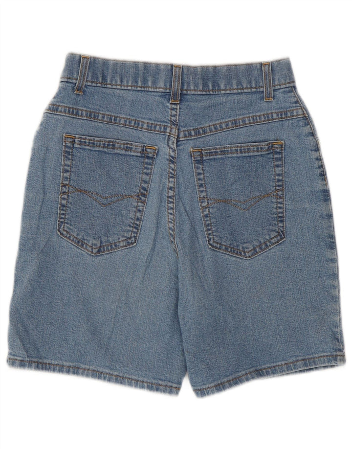 Marks & Spencer Womens Denim Shorts UK 8 Small W23  Blue Cotton