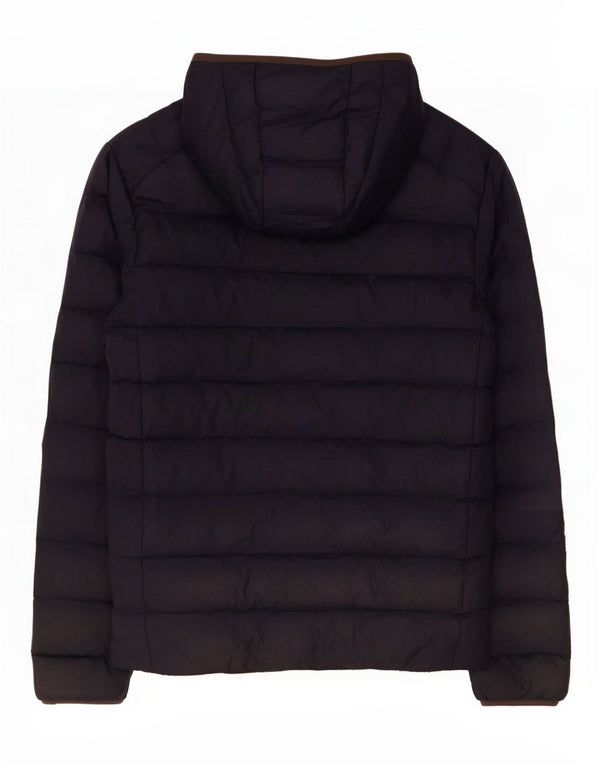 Calvin Klein Mens Hooded Padded Jacket UK 40 Large Navy Blue Nylon