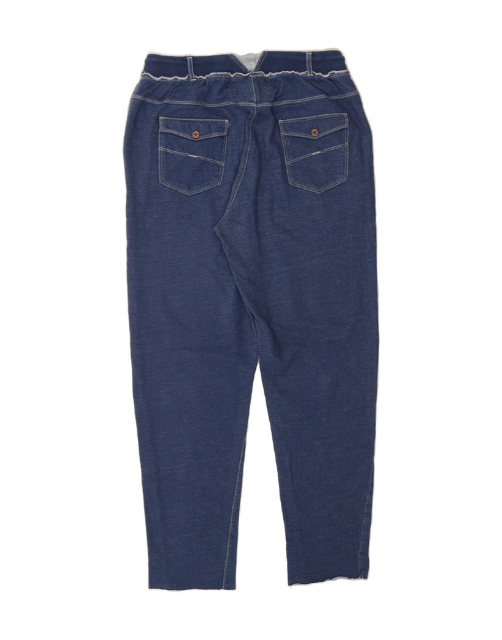 CHAMPION Womens Tracksuit Trousers UK 14 Medium Navy Blue Cotton Vintage Champion and Second-Hand Champion from Messina Hembry 