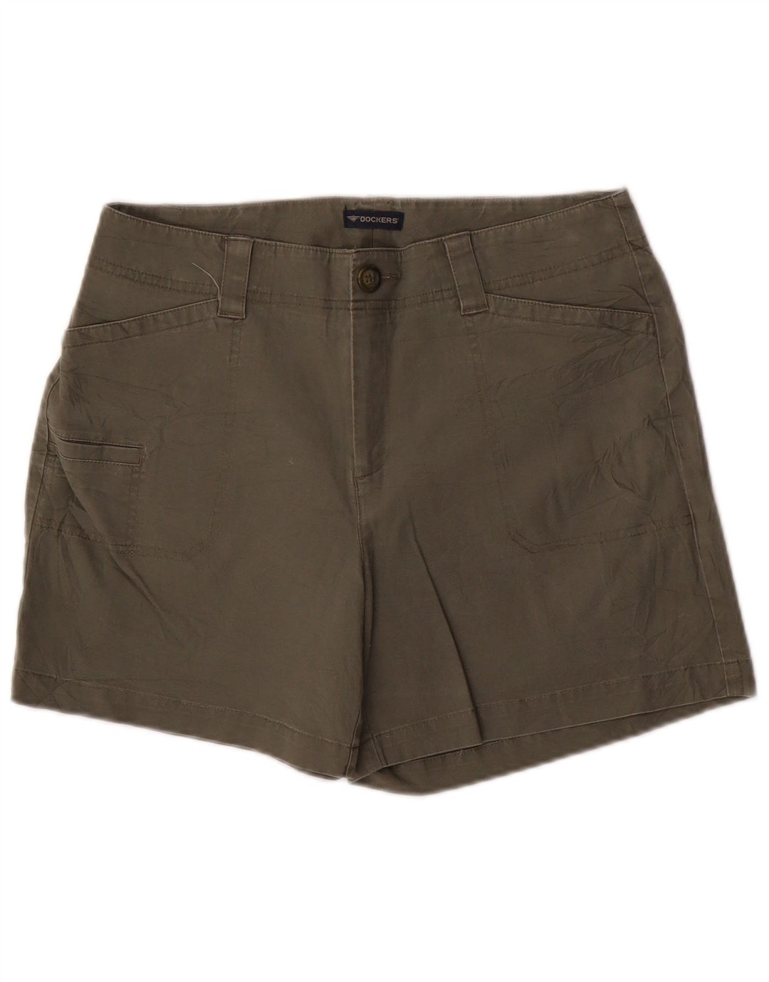 Dockers Womens Cargo Shorts US 8 Medium W30  Khaki Cotton