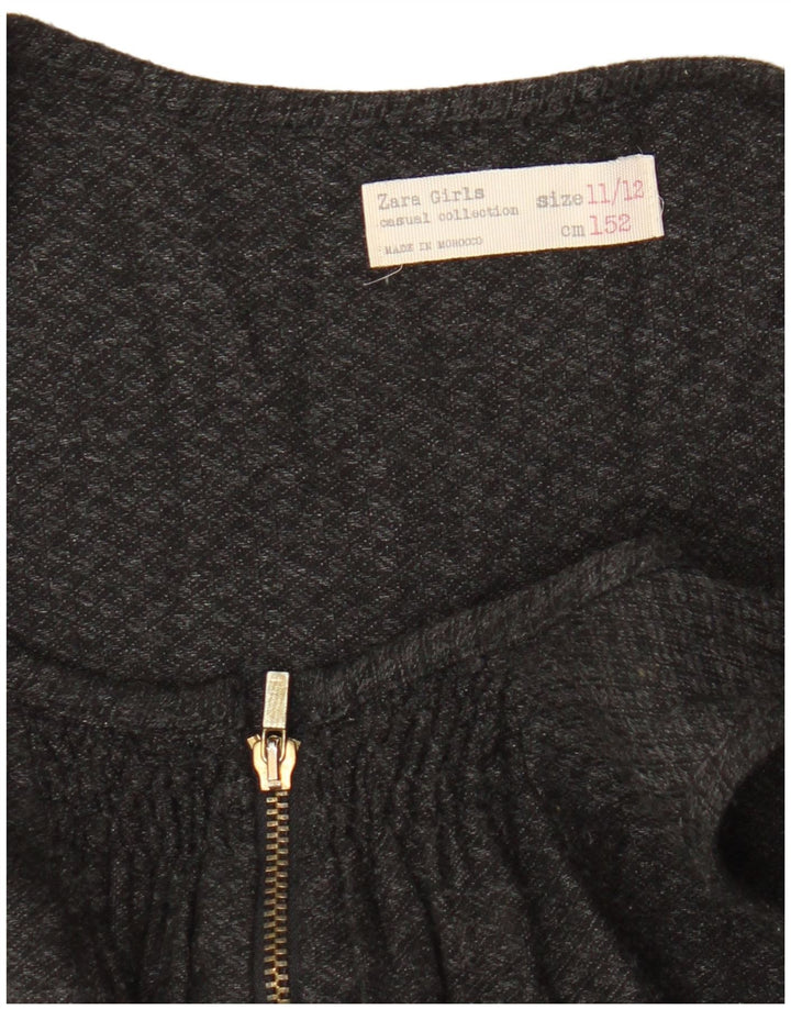 Zara Girls Sleeveless Playsuit 11-12 Years  Black