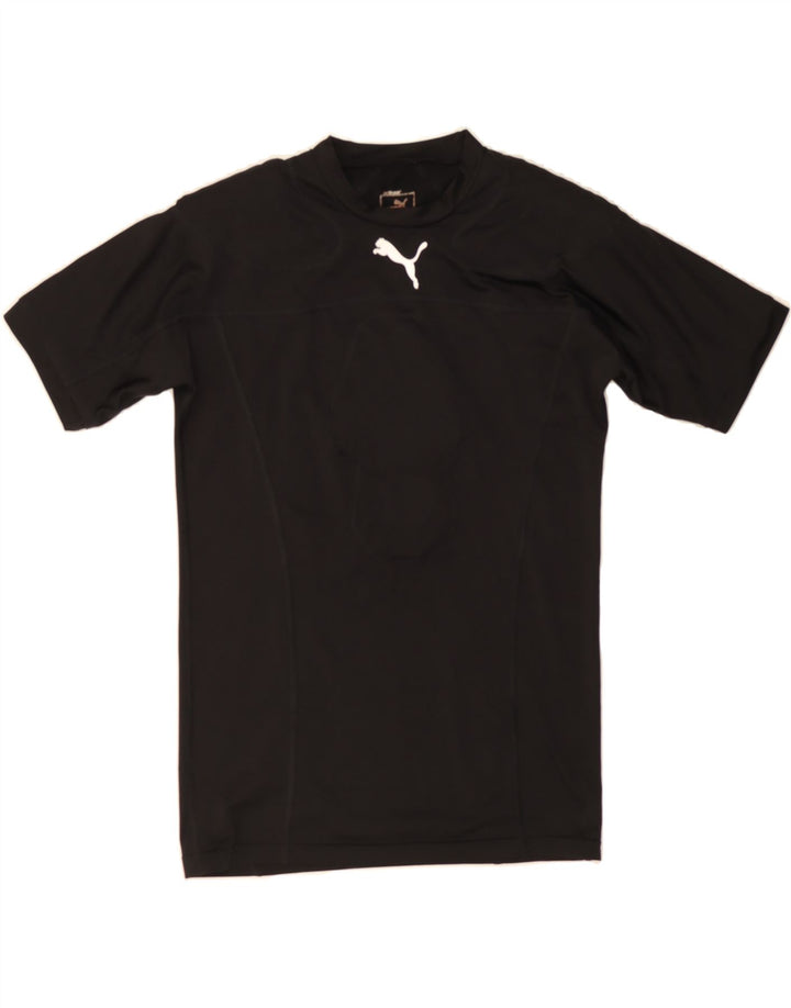PUMA Mens T-Shirt Top Small Black Vintage Puma and Second-Hand Puma from Messina Hembry 