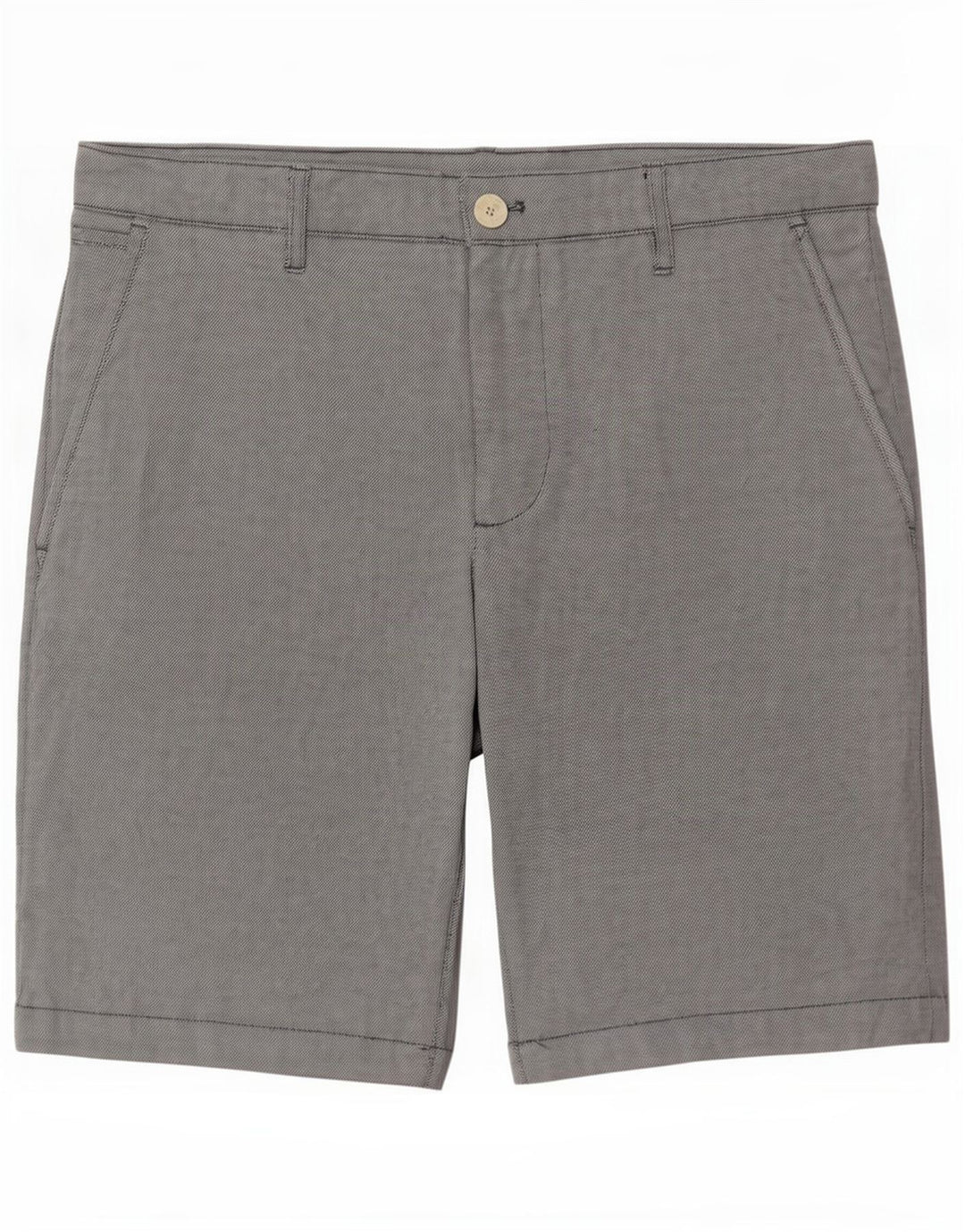 Zara Mens Chino Shorts EU 40 Medium W31 Grey Cotton