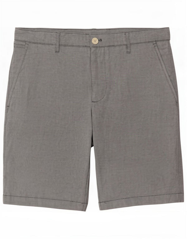 Zara Mens Chino Shorts EU 40 Medium W31 Grey Cotton
