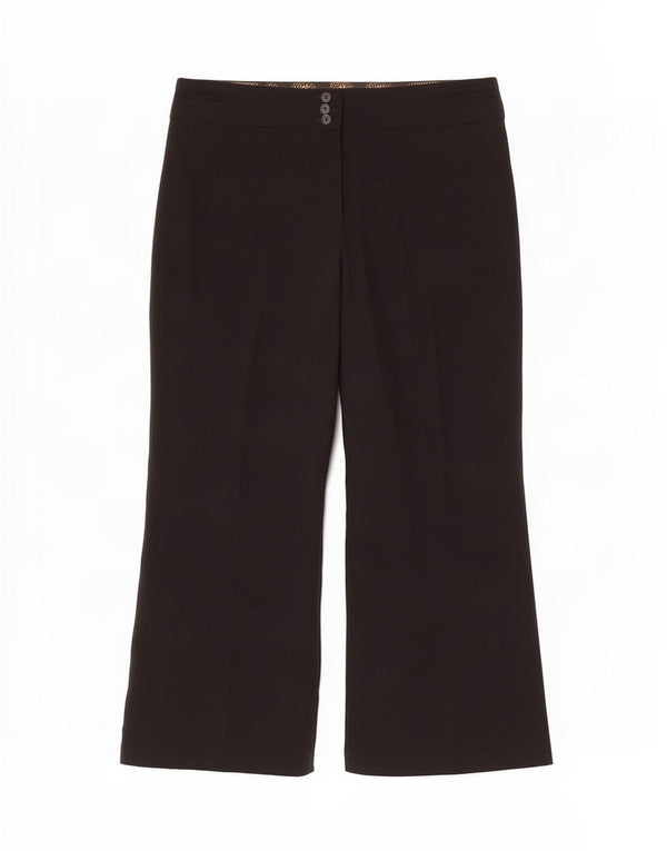 Marks & Spencer Womens Bootcut Casual Trousers UK 18 XL W36 L30 Black