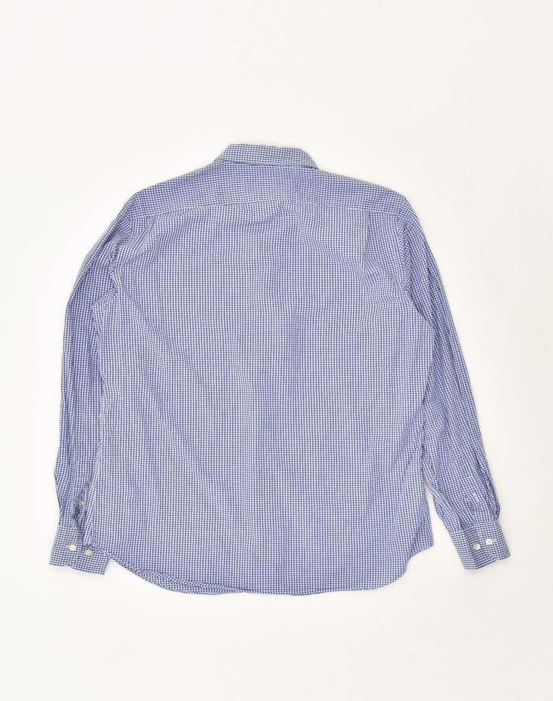 MASSIMO DUTTI Mens Shirt Small Blue Gingham Cotton | Vintage Massimo Dutti | Thrift | Second-Hand Massimo Dutti | Used Clothing | Messina Hembry 