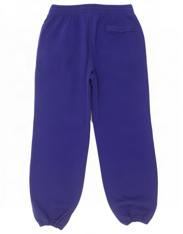 Nike Mens Tracksuit Trousers Joggers Large Blue Cotton
