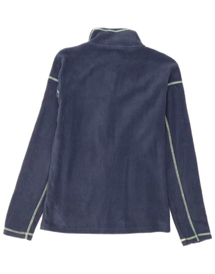 Lotto Womens Fleece Jumper UK 14 Medium Navy Blue Polyester