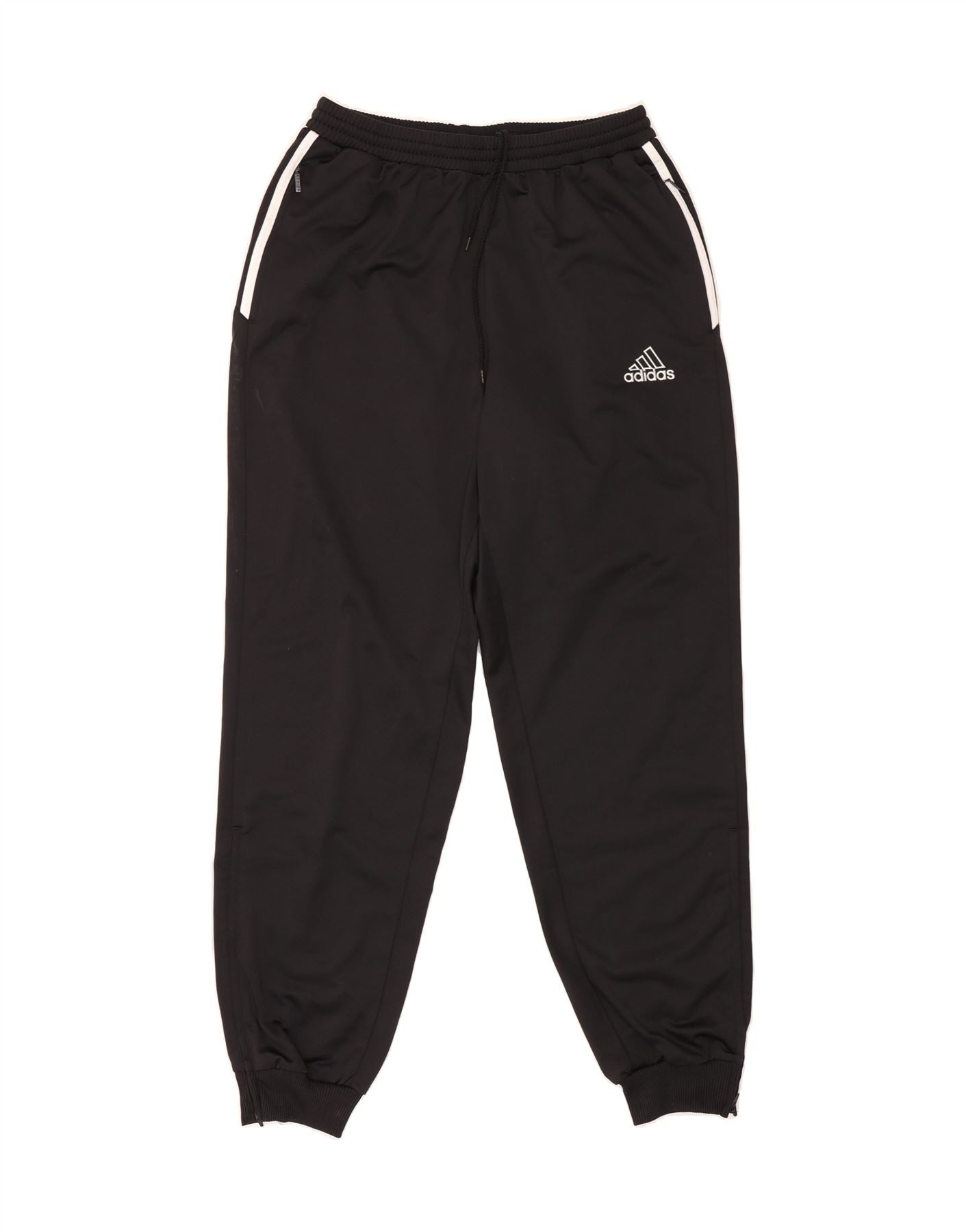 ADIDAS Mens Tracksuit Trousers Joggers 2XL Black Polyester