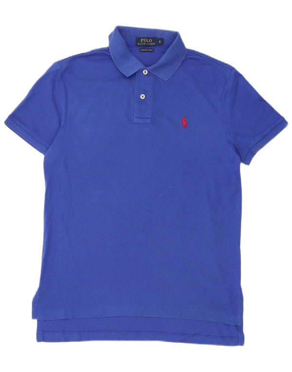 POLO RALPH LAUREN Mens Polo Shirt Small Blue Cotton