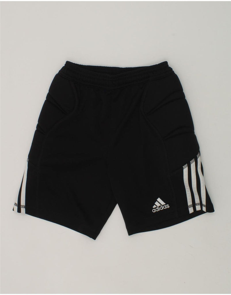 ADIDAS Boys Climalite Sport Shorts 9-10 Years Black Polyester | Vintage Adidas | Thrift | Second-Hand Adidas | Used Clothing | Messina Hembry 