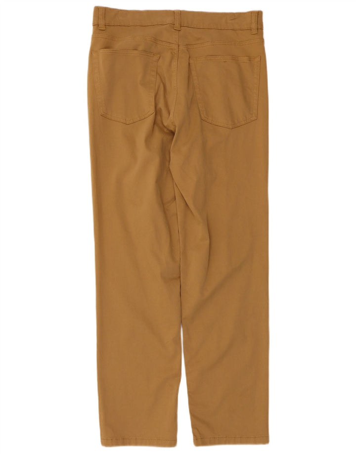 Massimo Dutti Womens Straight Casual Trousers EU 40 Medium W30 L26 Beige